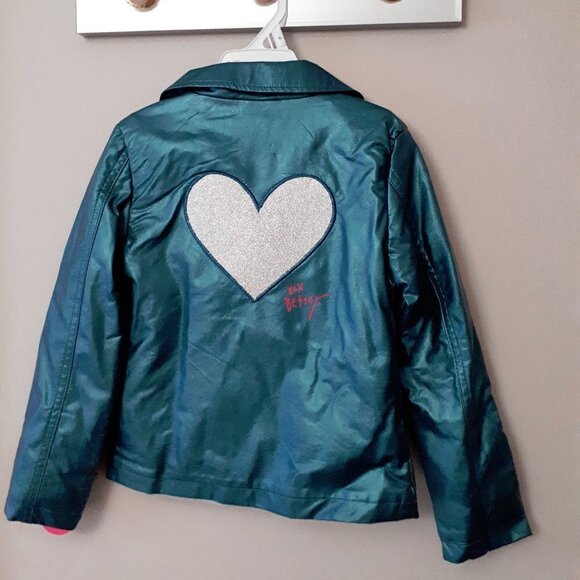 NWT Betsey Johnson faux leather jacket, long sleeve t-shirt & leggings bundle - Picture 12 of 16